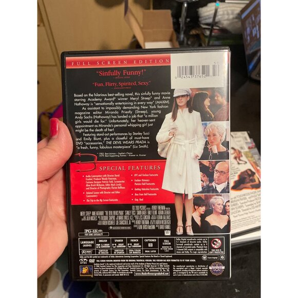 The Devil Wears Prada DVD Meryl Streep Anne Hathaway - Picture 2 of 2